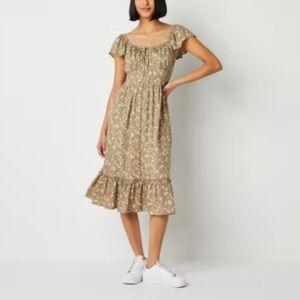 Arizona Floral Peasant Dress